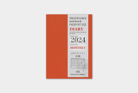TRAVELER’S notebook 2024 Monthly (Passport)