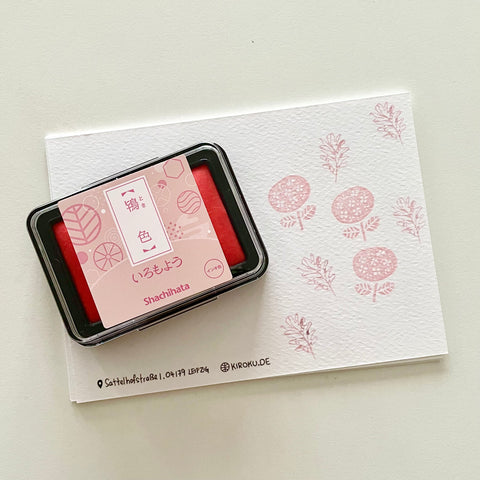 SHACHIHATA Iromoyo Ink Pad - Pink 鴇色