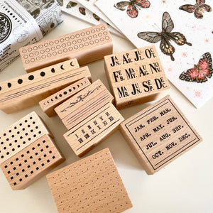 Rubber + Clear Stamps