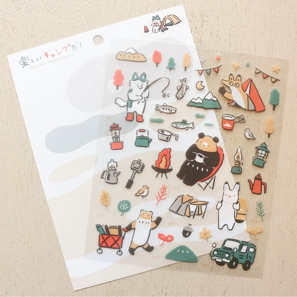 Masao Takahata PET sticker Sheet / Fun Camping