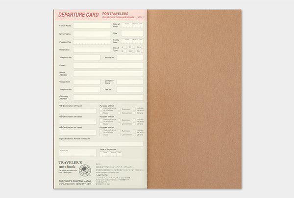 PRE-ORDER!! TRAVELER’S notebook 2024 Weekly + Memo (Regular)