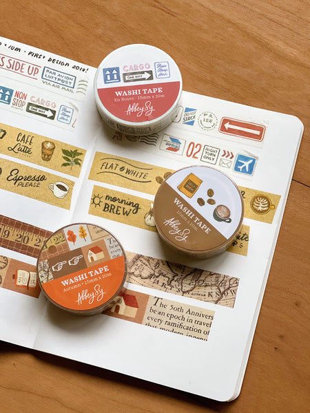 Abbey’s Coffee washi tape