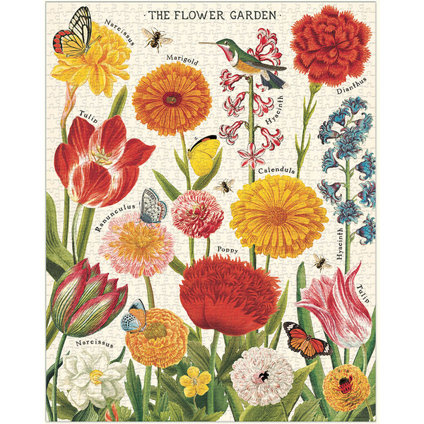 Cavallini Vintage Puzzles / Flower Garden