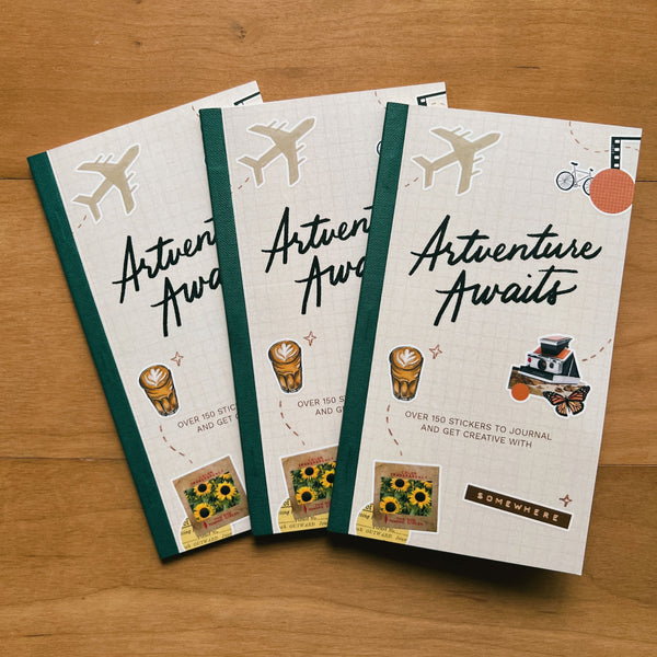Abbey’s Adventure Await Sticker Book (10 pages, over 150 stickers)