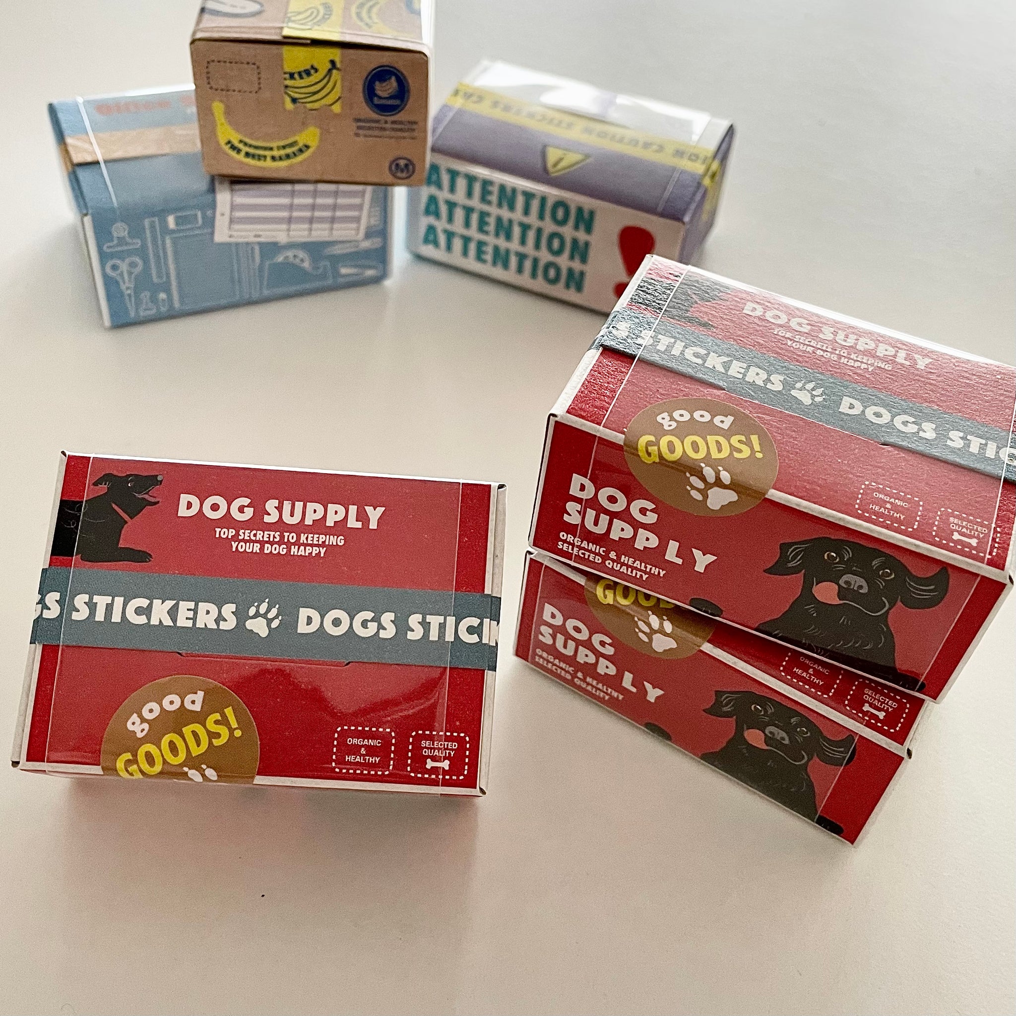 Miniature Box Flake Stickers / Dog Supplies