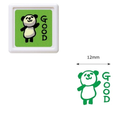 KODOMO Self Ink Daily Panda Stamp / Good