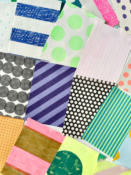 IROIRO 50 sheets Paper Memo SET / Dots & Strips