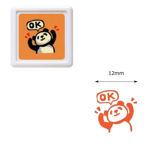 KODOMO Self Ink Daily Panda Stamp / OK