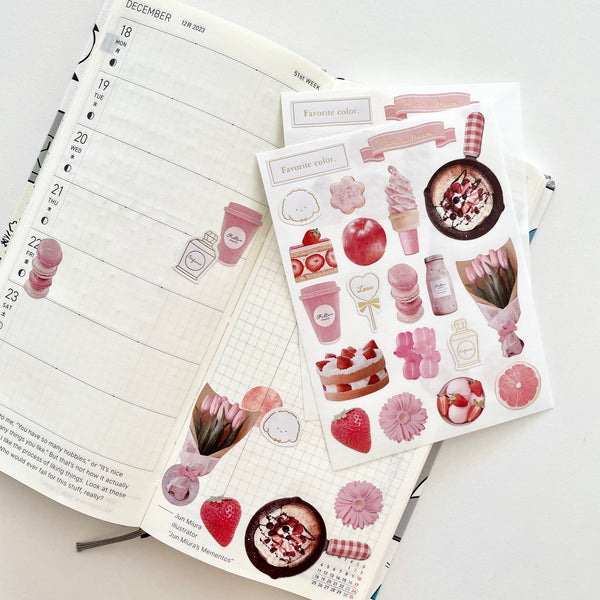 Die Cut Seal / Filter Photo Strawberry (2 sheets)