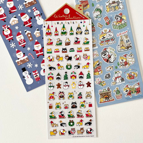 Winter Selection Stickers / Petit Shibanban Winter