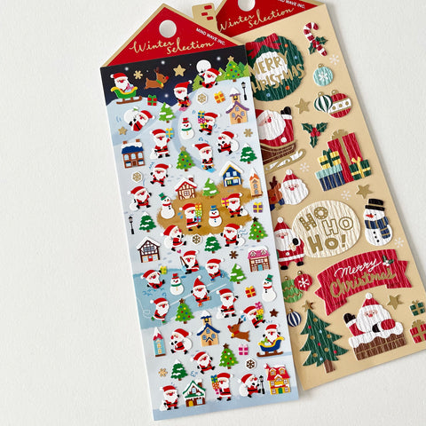 Winter Selection Stickers / Petit Santa Village