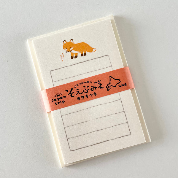 Furukawashiko Mini Letter Set - Fox