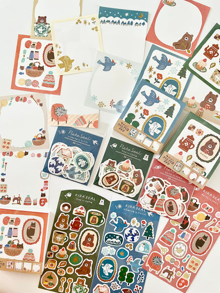 Winter Selection Sticker Seal - Kuma