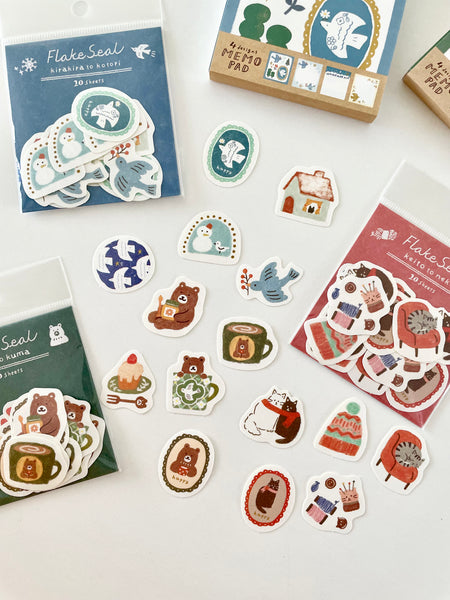 Winter Selection Japanese Paper Sticker - Kotori