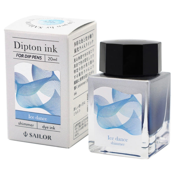 Sailor Dipton Bottled Ink for Dip Pens Shimmer / Ice Dance