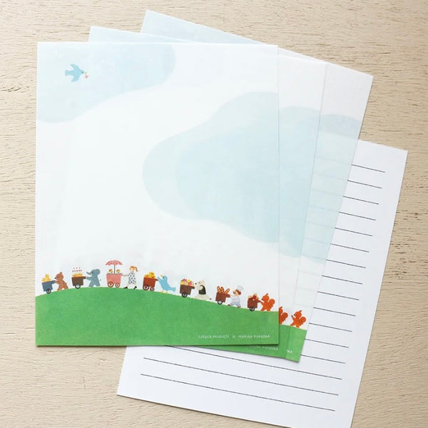 Mariko Fukuoka Japanese Mino Paper Letter Set / Let’s Carry