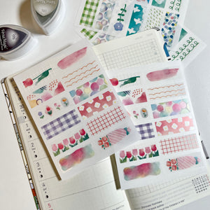 Film Seal / Suisai Pink (2 sheets)