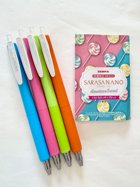 Sarasa NANO 0.3 American Sweet / Lollipop