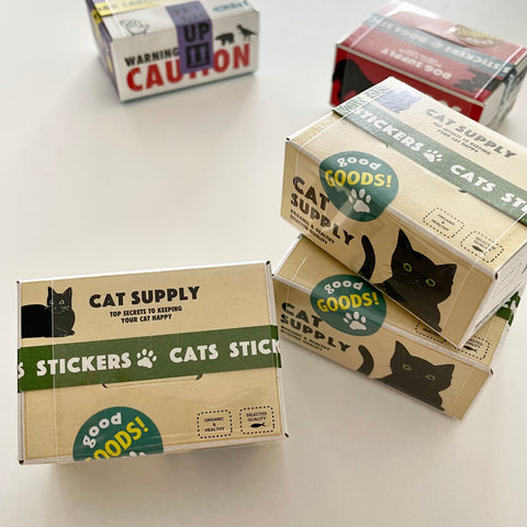 Miniature Box Flake Stickers / Cat Supplies
