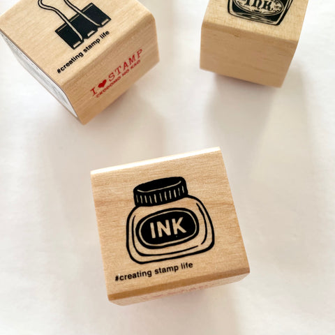 KODOMO Rubber Stamp / Ink Bottle