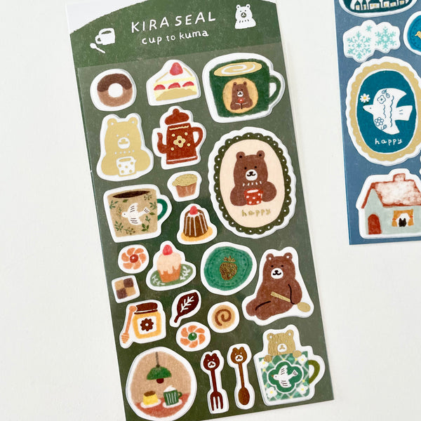 Winter Selection Sticker Seal - Kuma