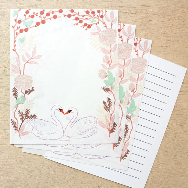 Tani Konautsu Japanese Mino Paper Letter Set / Swan