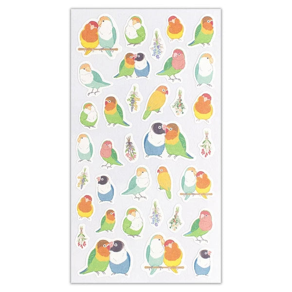 Japanese Seal - Happy Parrots