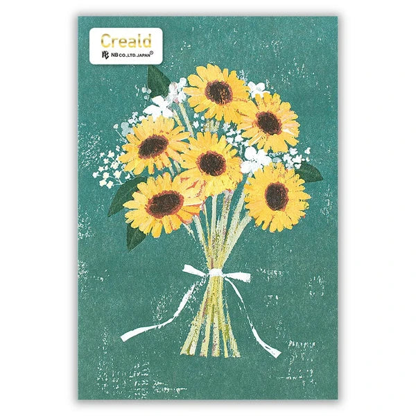 Illustration Postcard / Sunflowers