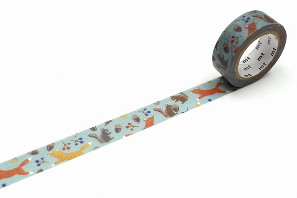 MT Masking Tape - Embroidery Fox & Squirrel (MTEX1 P193Z)