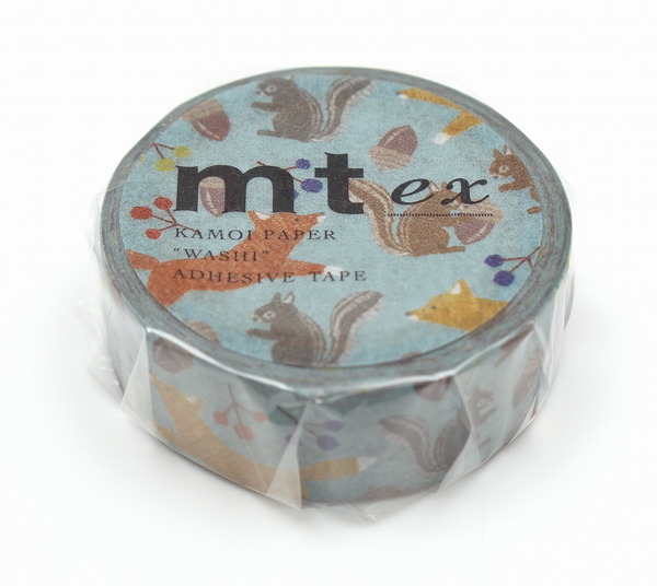 MT Masking Tape - Embroidery Fox & Squirrel (MTEX1 P193Z)