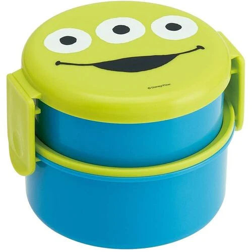 Toy Story The Alien Round Bento Lunch Box 2 Tier with Mini Fork