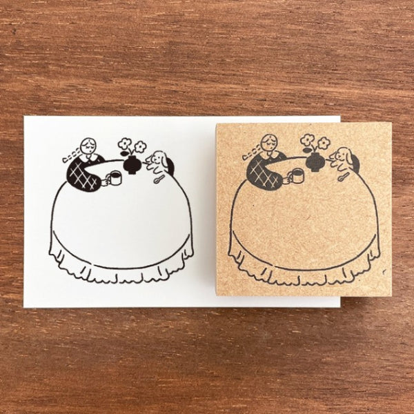 Marl-Chan Frame Stamp / Tea Party