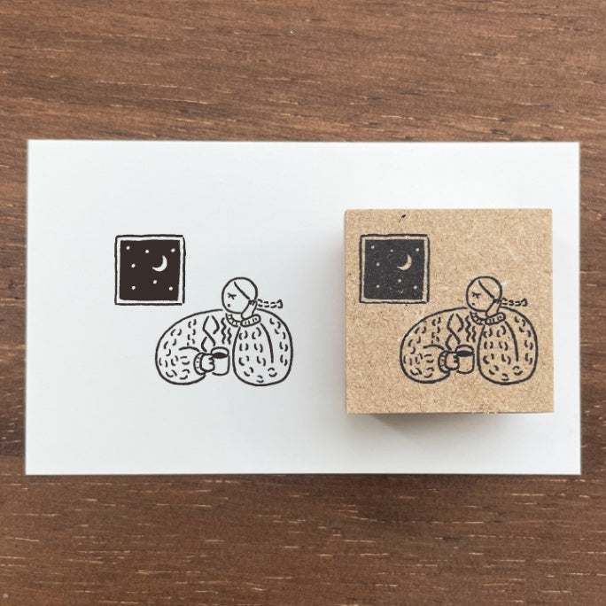 Marl-Chan Coffee Night Stamp
