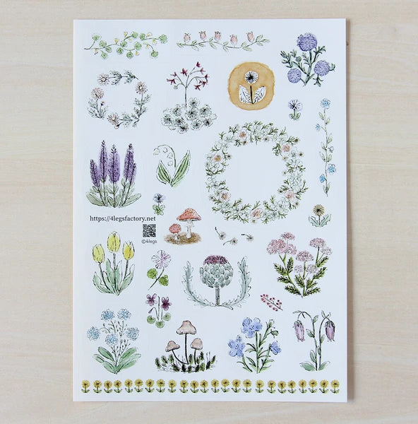 Watercolor Sticker / Flowers