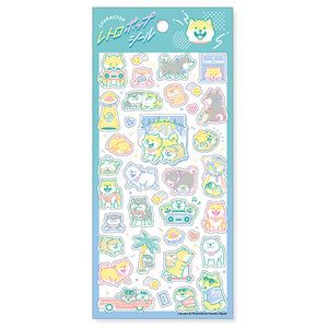 Retro Pop Character Sticker / Shibanbanban