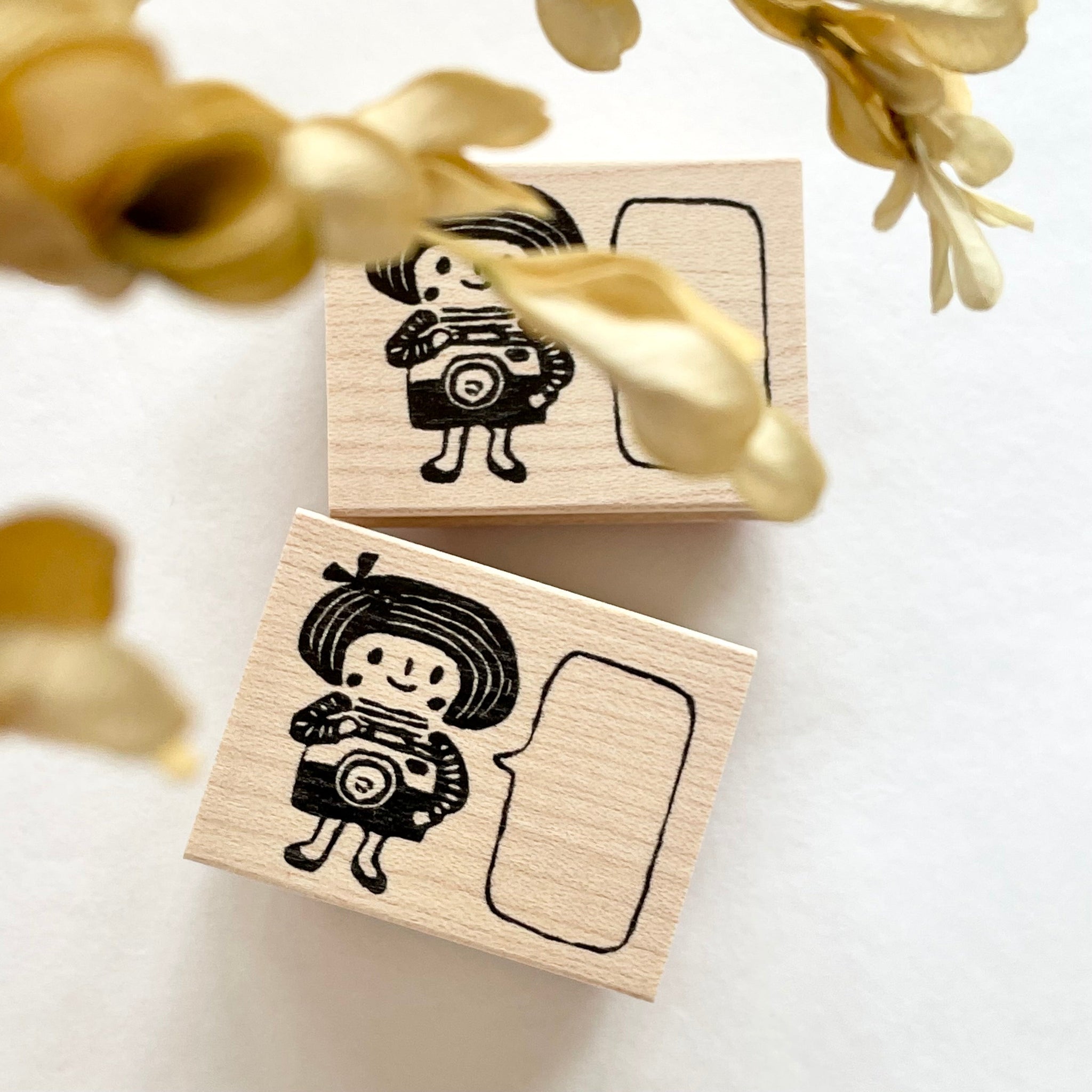 Hankodori Rubber Stamp / Camera Girl