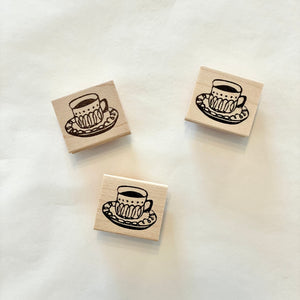 Hankodori Rubber Stamp / Coffee Cup
