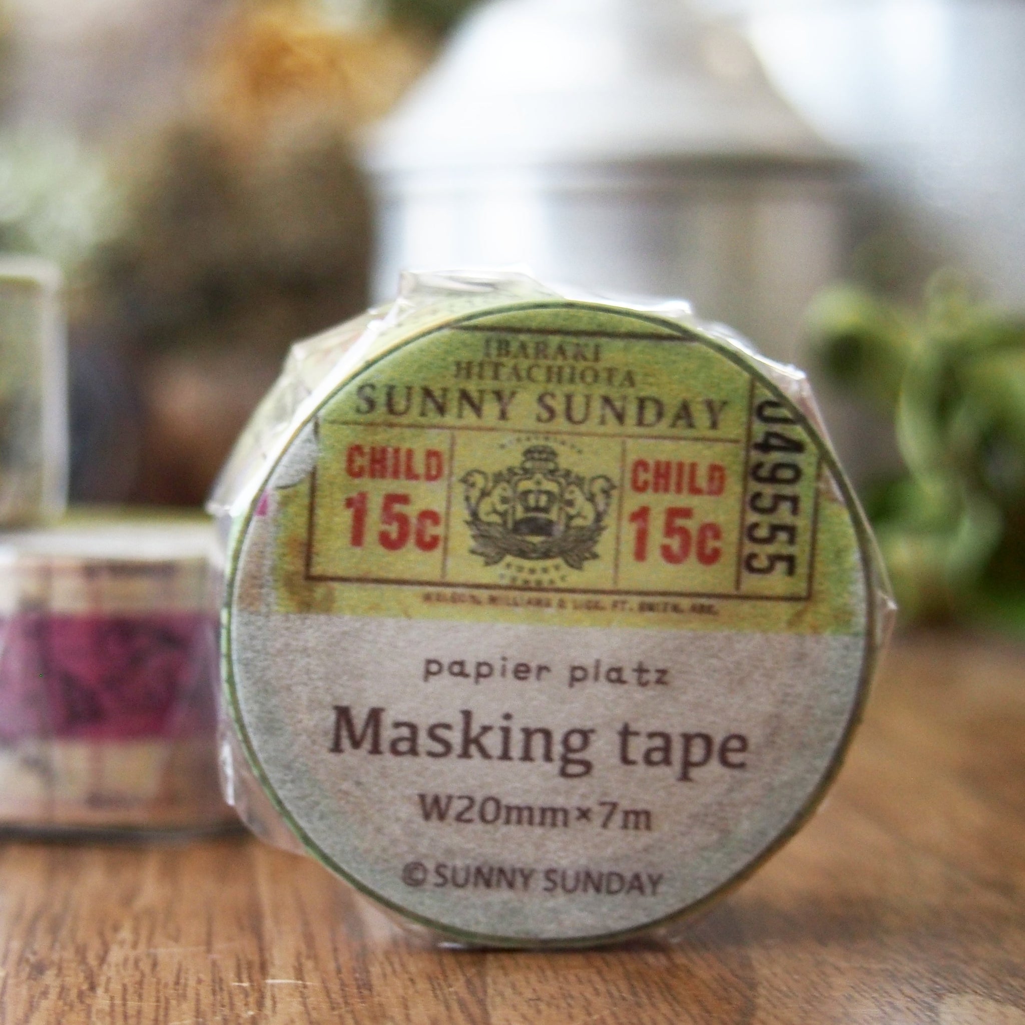Sunny Sunday Washi Tape - Vintage Tickets