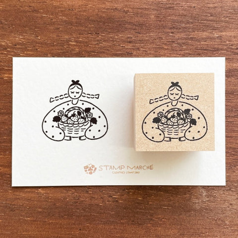 Marl-Chan Strawberry Season Stamp