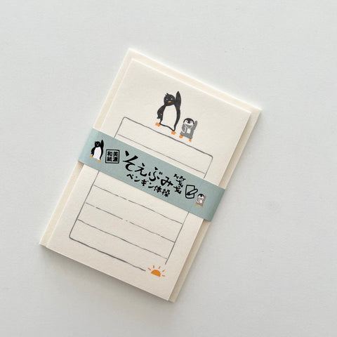 Furukawashiko Mini Letter Set - Penguins