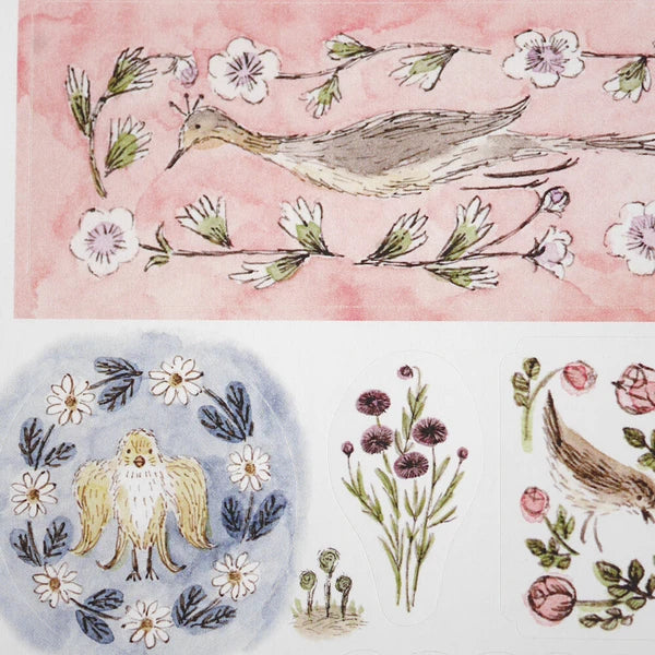 Watercolor Sticker / Birds
