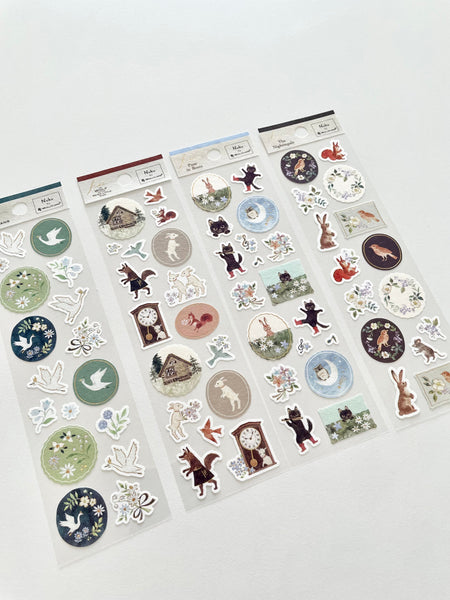 Michikusa Japanese Paper Seal / Cat in Boots