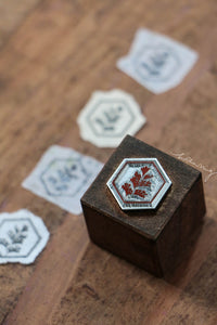 LCN Metal Stamp - Southern Maidenhair Fern(hexagon)