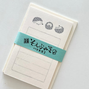 Furukawashiko Mini Letter Set - Hadgehog