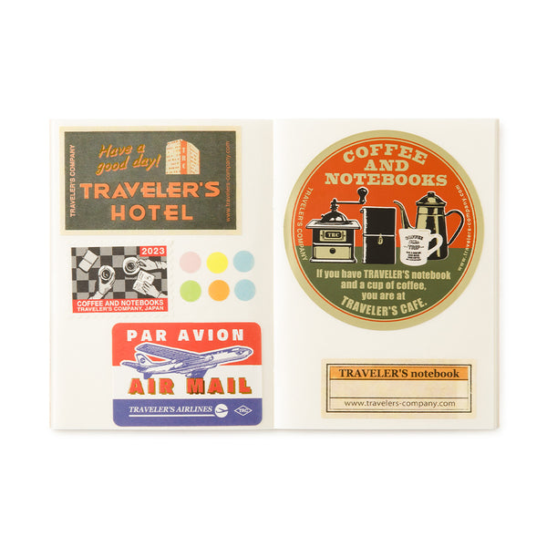 TRAVELER’S notebook 017 Sticker Release Passport Size