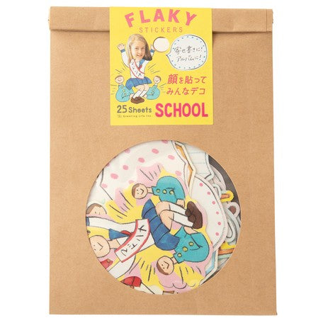 Flake Sticker Set - School