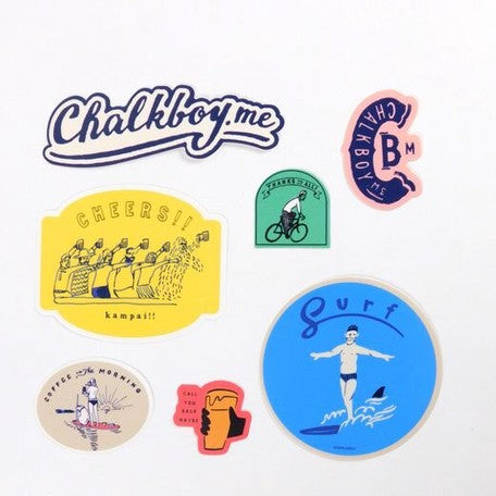 Chalkboy Waterproof Sticker Pack -Play