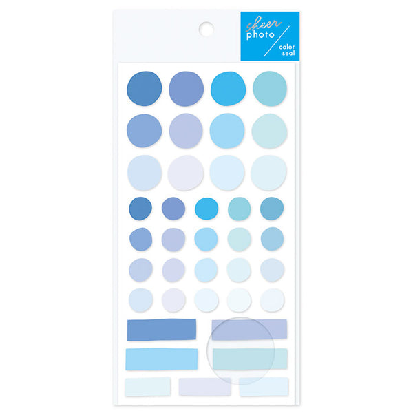 Mind Wave Photo Color Sticker - Blue