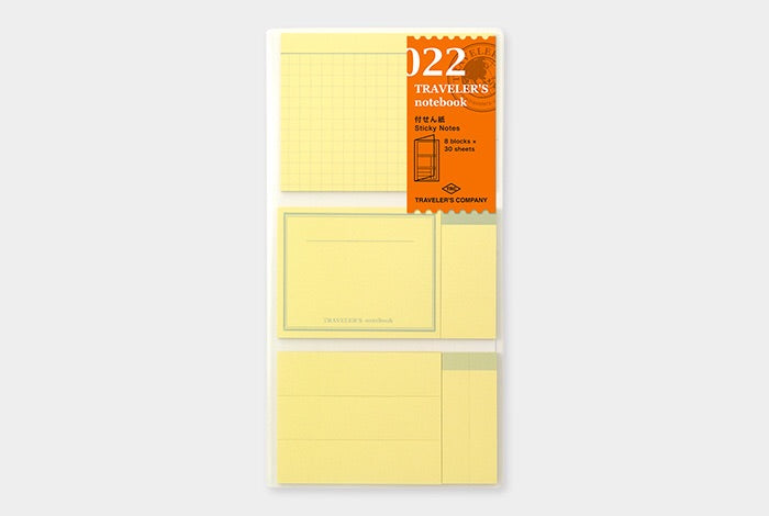 TRAVELER’S notebook Regular 022 (Sticky Notes)