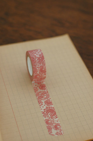 Among Festoons Masking Tape - Pink